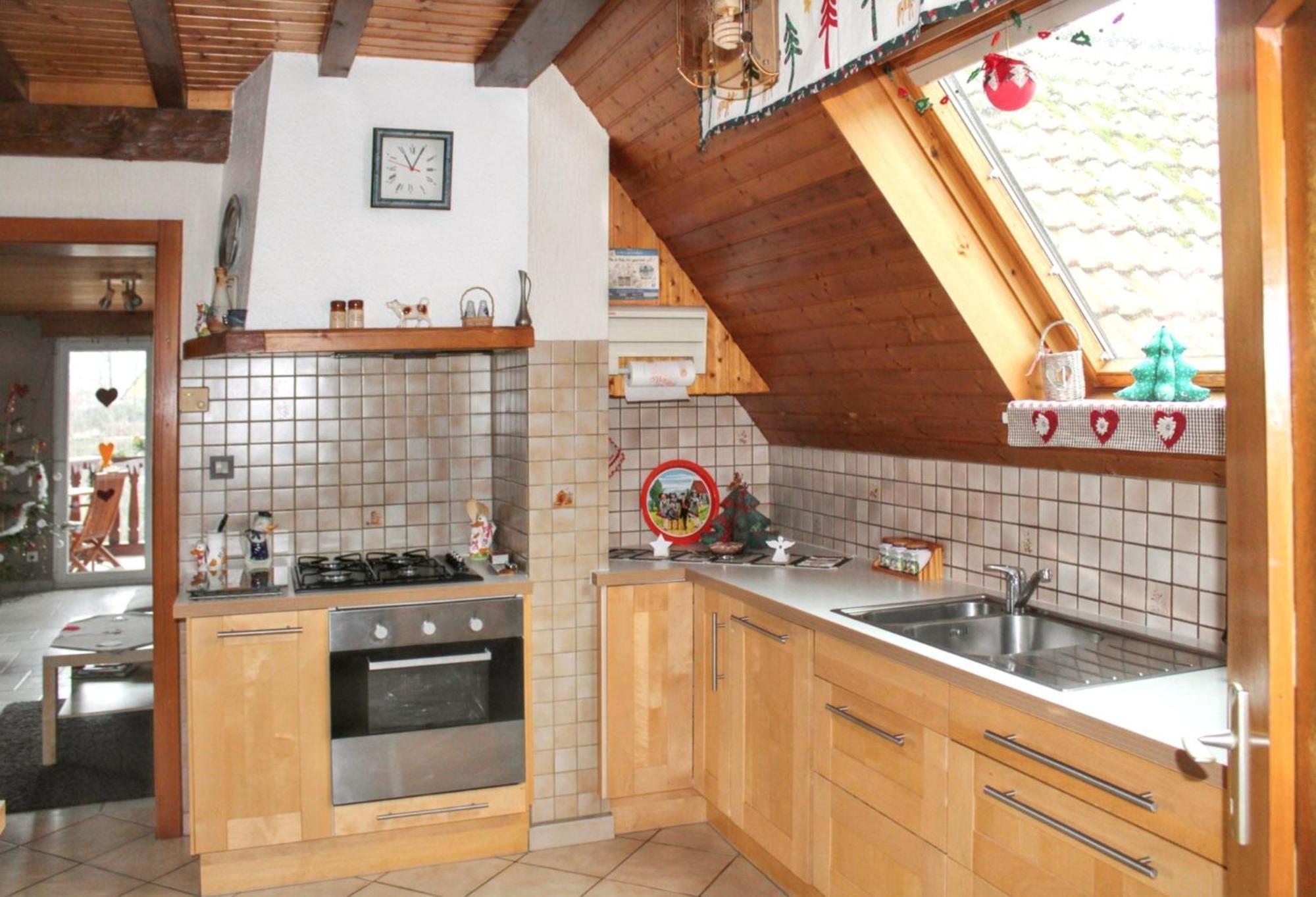 Maison Charmante Avec Vue Sur La Montagne A Triembach-Au-Val Luaran gambar